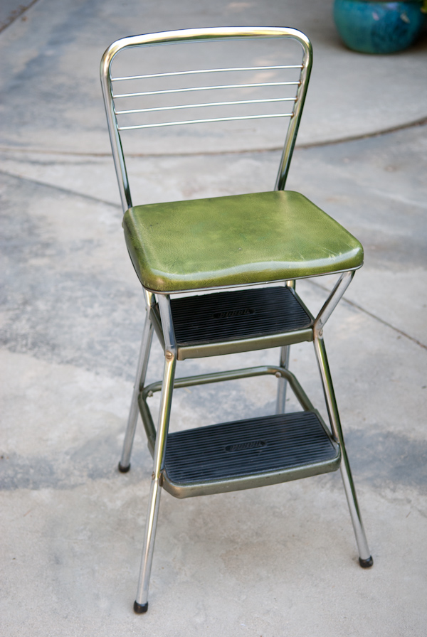 heygreenie vtg retro cosco step stool chair estate * SOLD