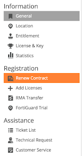 Fortigate kontrat yenileme