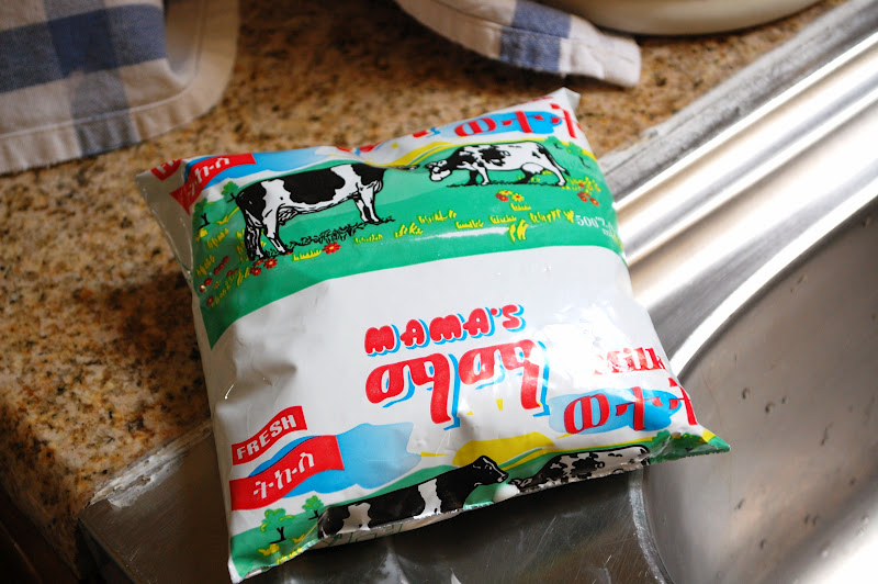 Our Yuppie Life milk in a bag