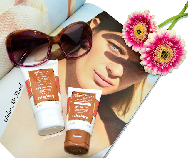 Sisley Paris Super Soin Solaire Youth Protector & Tinted Sun Care Review, Swatch & Comparison 