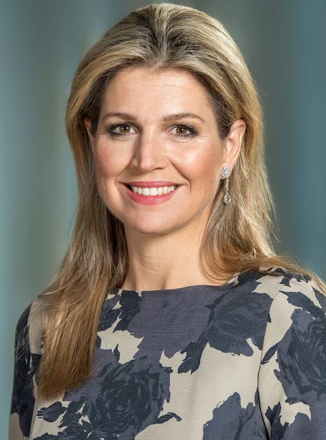 Queen Maxima of the Netherlands in a new series of official Portraits released by "Het Koninklijk Huis" to inaugurate their new website.