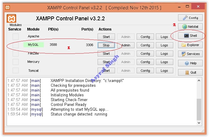 Step By Step Create a MySQL Database Via Command Line on Windows.Step By Step Create a MySQL Database Via Command Line on Windows.