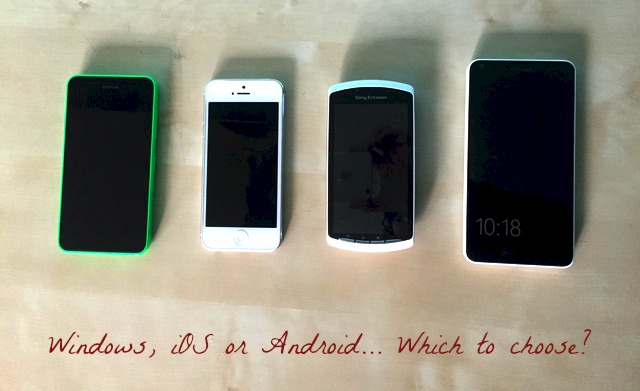 Morgan's Milieu | Choosing a Mobile Phone for Your Child: Photo of different phones side by side.