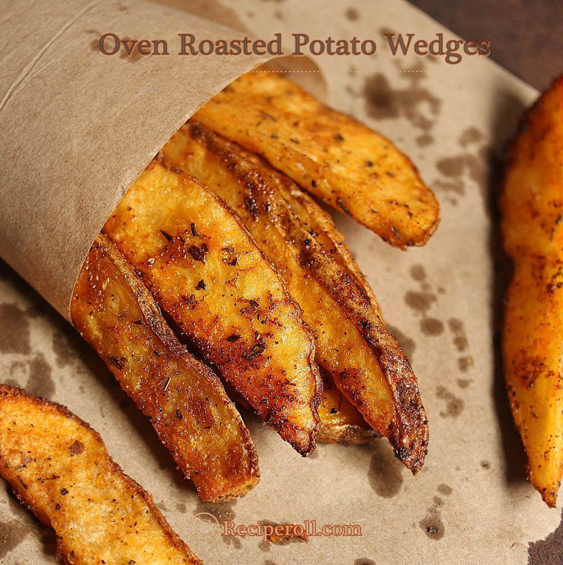 Oven Roasted Potato Wedges Baked Potato Wedges