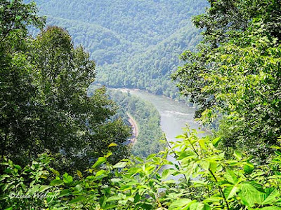 view of distant river
