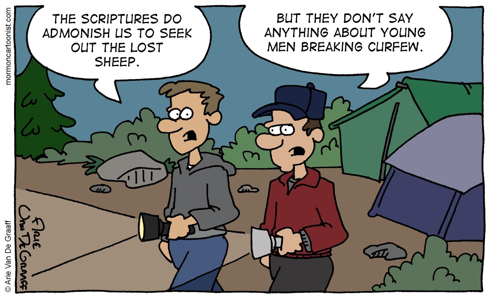 Ward Cartoonist: Lost Sheep