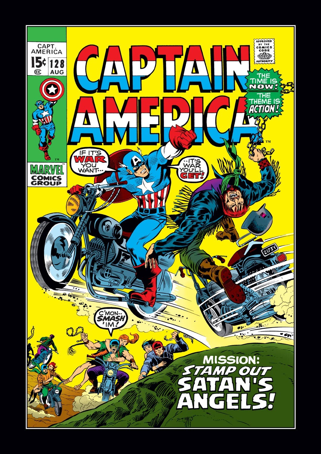 Read online Captain America (1968) comic -  Issue #128 - 1