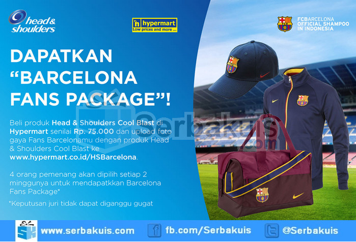 Kontes Foto Berhadiah 4 Paket Barcelona Fans Original