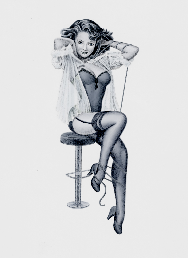 Indian Girl Pinup Tattoo Designs 1950s style pin up tattoo