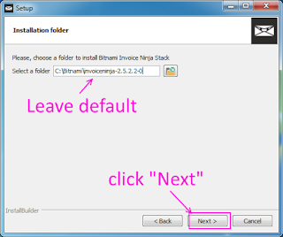 Install InvoiceNinja on windows 7  Bitnami  - tutorial 6