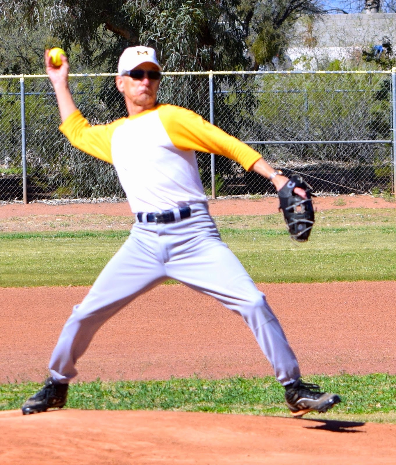 bookemdanosports: Not too many old timers find their way to the mound