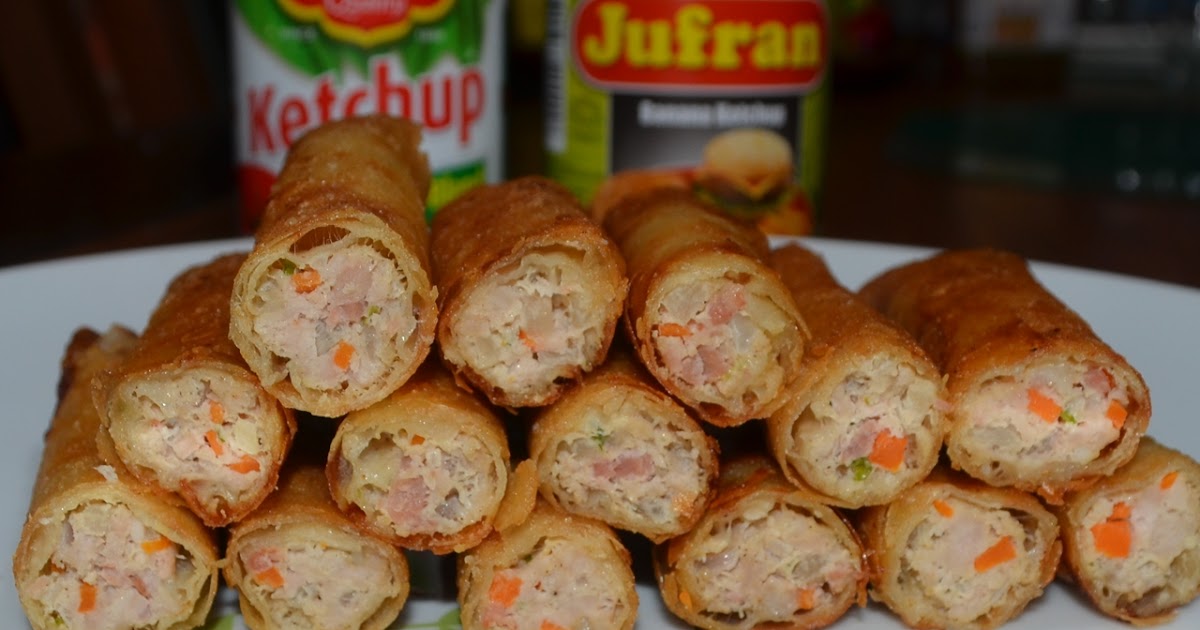 Fried Pork Lumpia Roll with Bacon