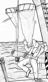 Viñeta del cómic de divulgación científica, Expedición Malaspina CSIC