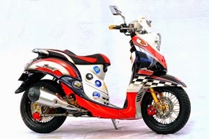 Modifikasi Yamaha Mio Fino sporty http://www.hondaonline.net/
