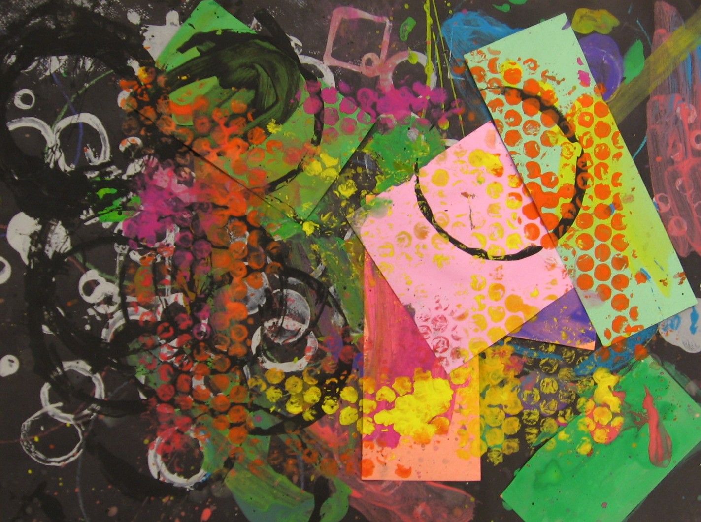 Art with Mrs. Kim Kindergarten Abstract Circles