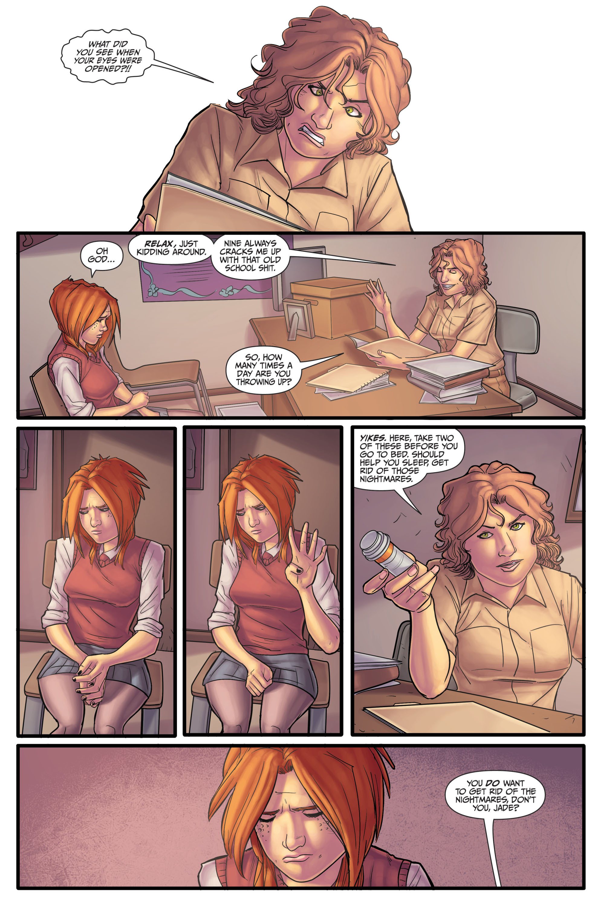 Read online Morning Glories comic -  Issue # _TPB 2 - 176
