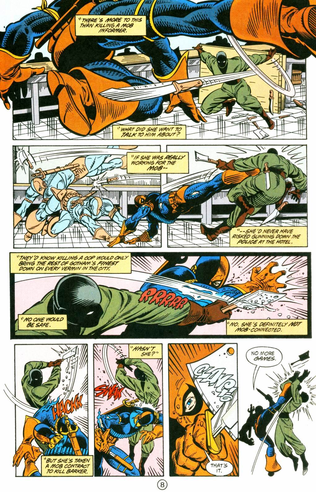 Read online Deathstroke (1991) comic -  Issue #8 - 8