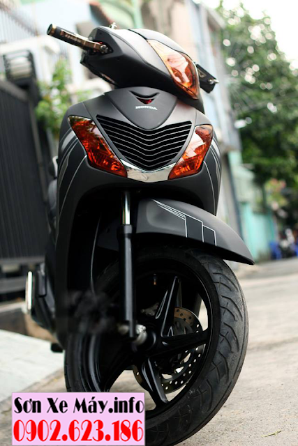 Honda Sh phối màu xám nhám Lamborghini cực đẹp