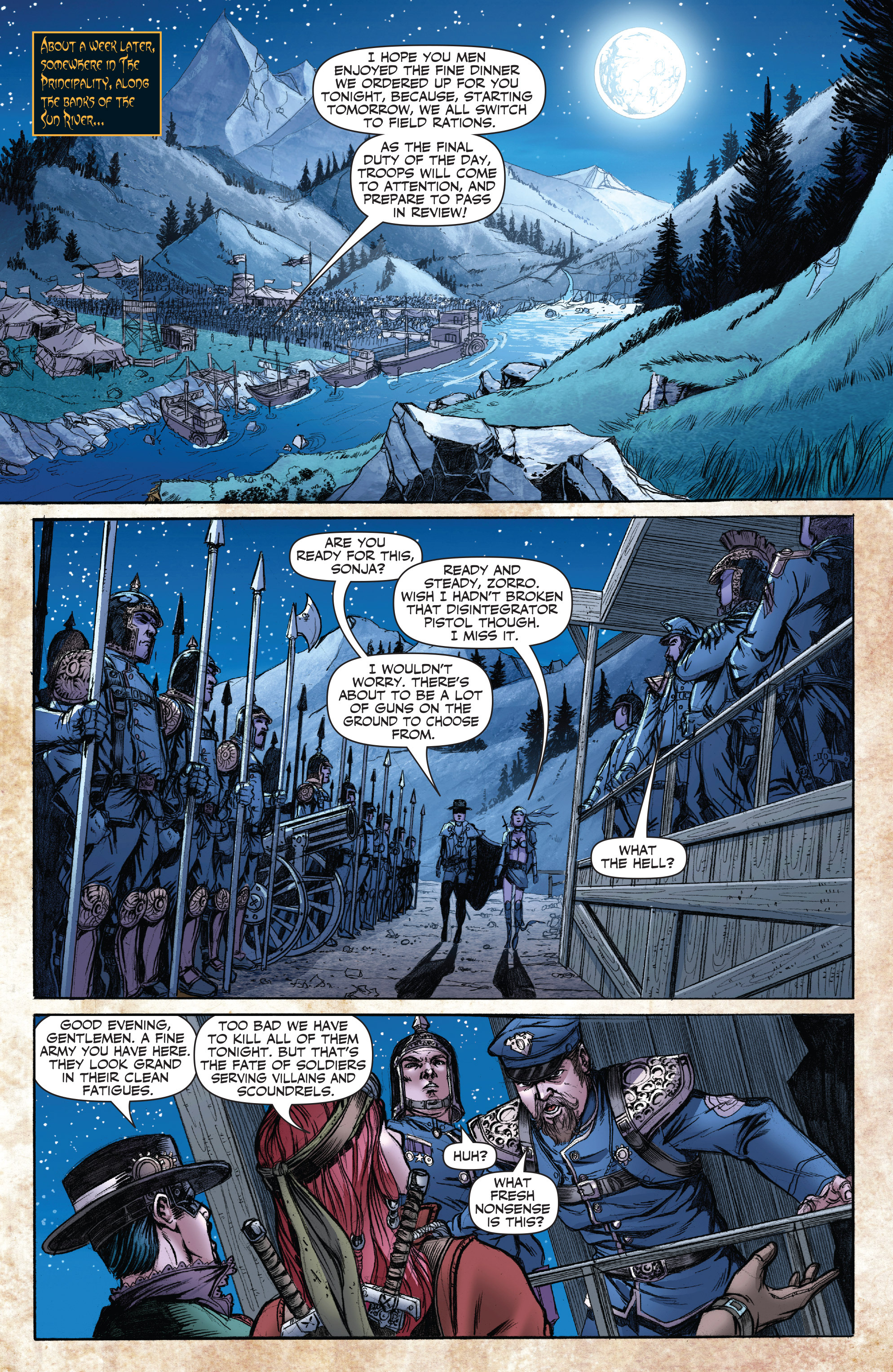 Read online Legenderry: A Steampunk Adventure comic -  Issue #7 - 16