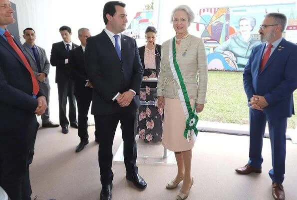 Princess Benedikte visited Curitiba city in the Brazilian state of Parana to open the headquarters of the Princess Benedikte Institute