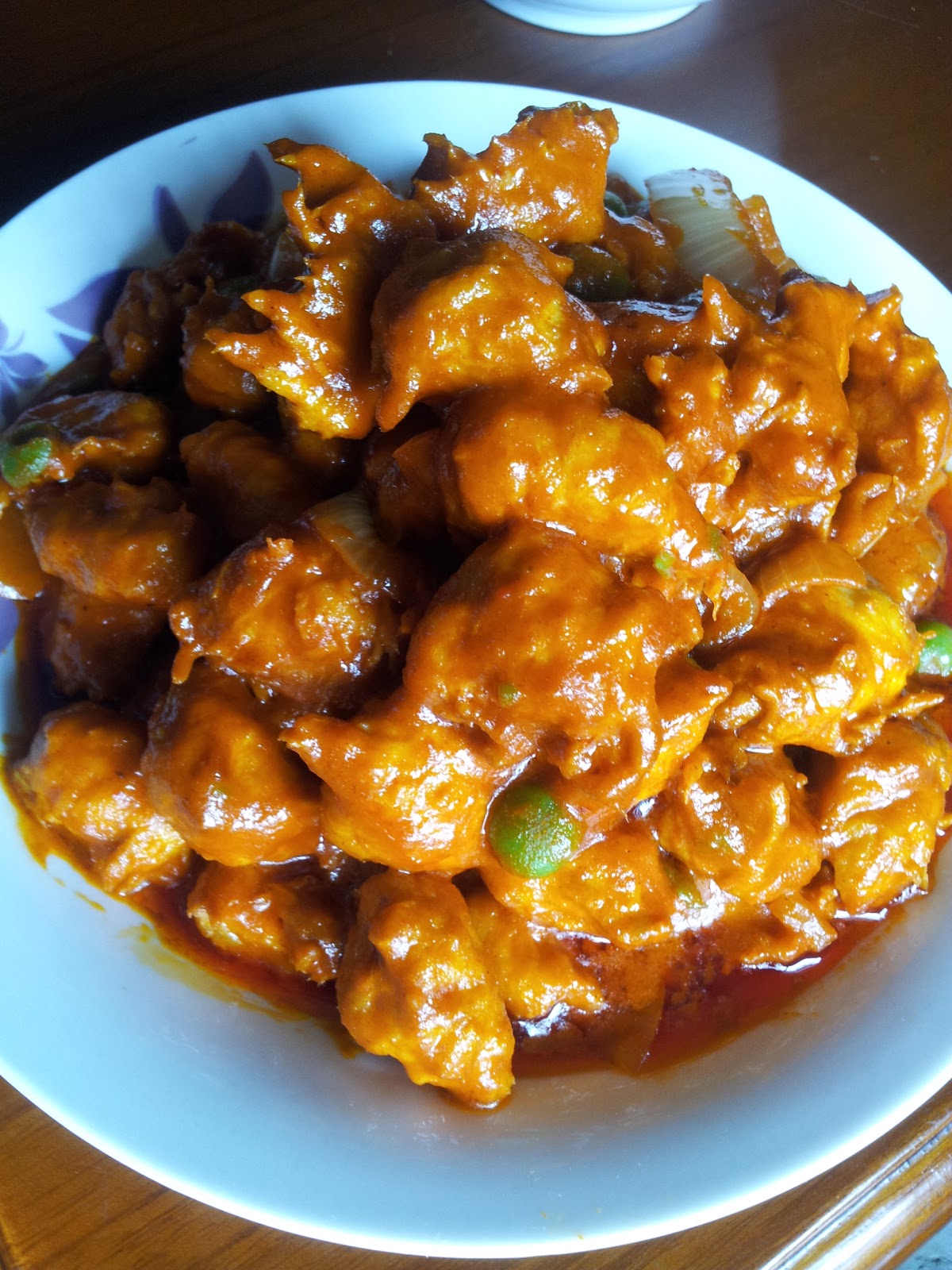 Sumanarthy's Kitchen: Soy-made Chicken Sambal (Vegetarian)