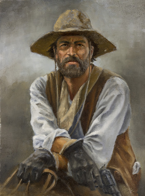 J R Mooney Galleries Of Fine Art Jack Hays By Texas Artist Jay Hester