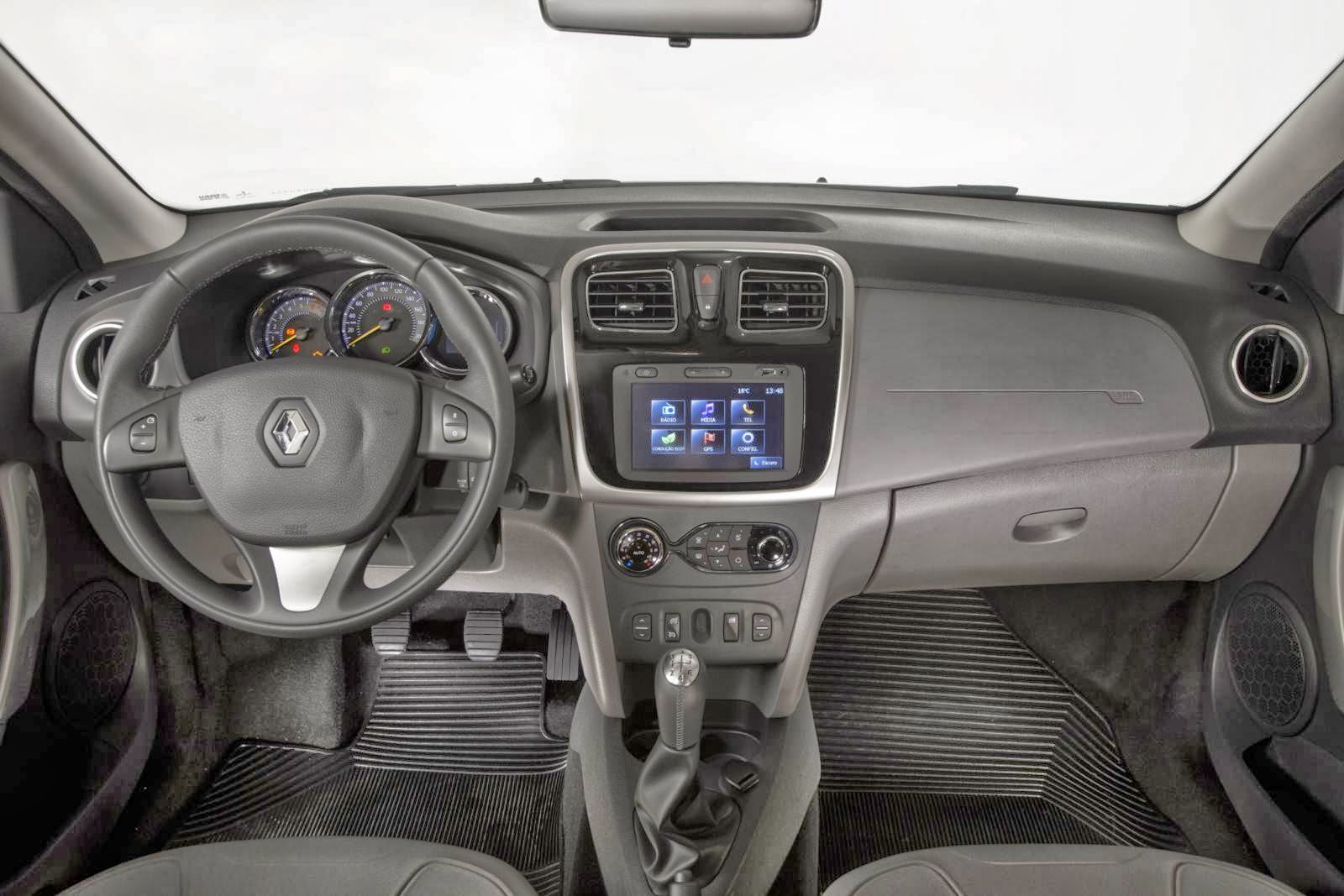 Novo Renault Logan Dynamique 1.6 8V - interior