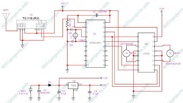 Simple Robot Circuit Diagram