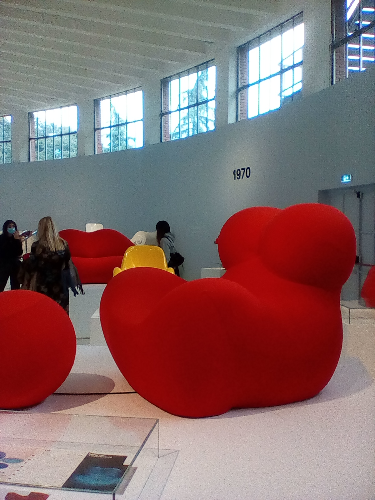 HENRY MOORE and DALI style furniture from the collection of TRIENALE design museum in milan