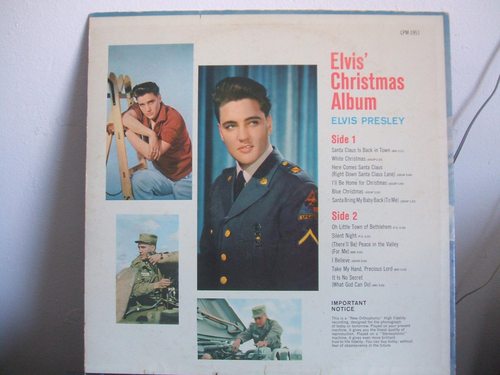 ELVIS MEMORIES ELVIS' CHRISTMAS ALBUM (RCA LPM1951)