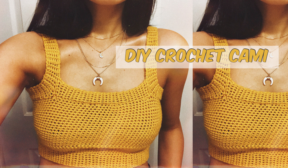crochet cami top