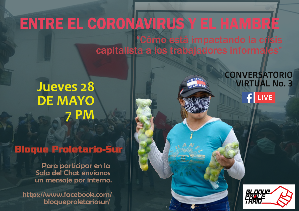 3er CONVERSATORIO VIRTUAL: ENTRE EL CORONAVIRUS Y EL HAMBRE