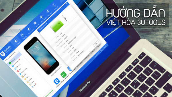 Cách bật Tiếng Việt trên 3uTools Cách bật Tiếng Việt trên 3uTools
