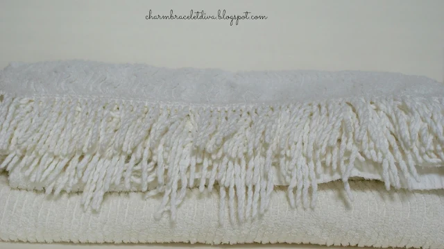 white chenille bedspread