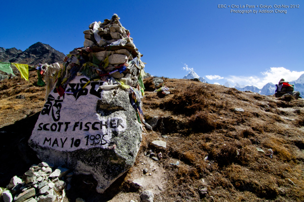 Memorial Chorten of Scott Fischer Memorial Chorten of Scott Fischer