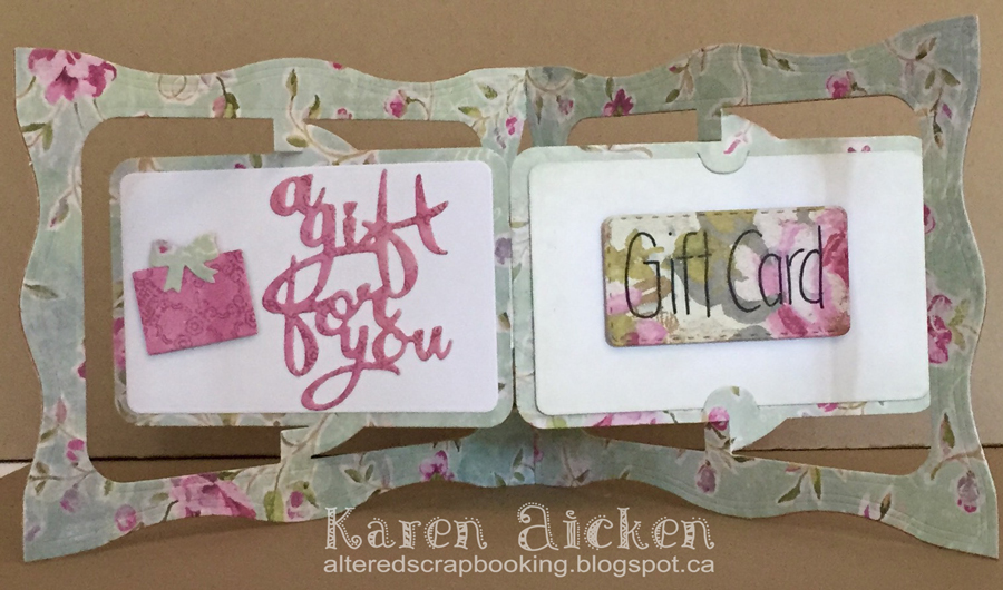 Altered Scrapbooking: Pretty Gift Card Accordion