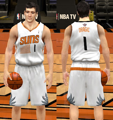 NBA 2K13 New Phoenix Suns 2013-14 Home Uniform Patch
