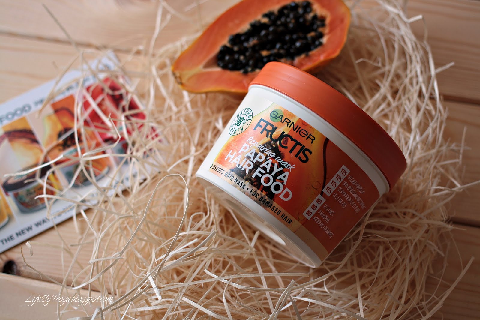Review Garnier Fructis Papaya Hair Food Troya's Land
