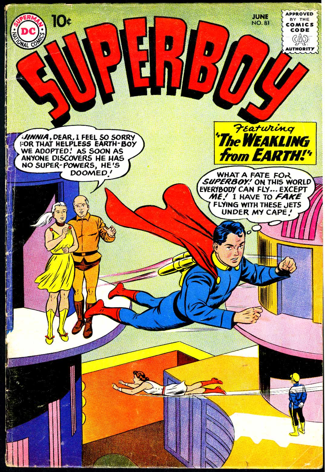 Read online Superboy (1949) comic -  Issue #81 - 1
