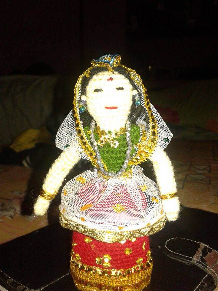 Anything Creative: Manipuri Doll - Designed by my sister Bandana
