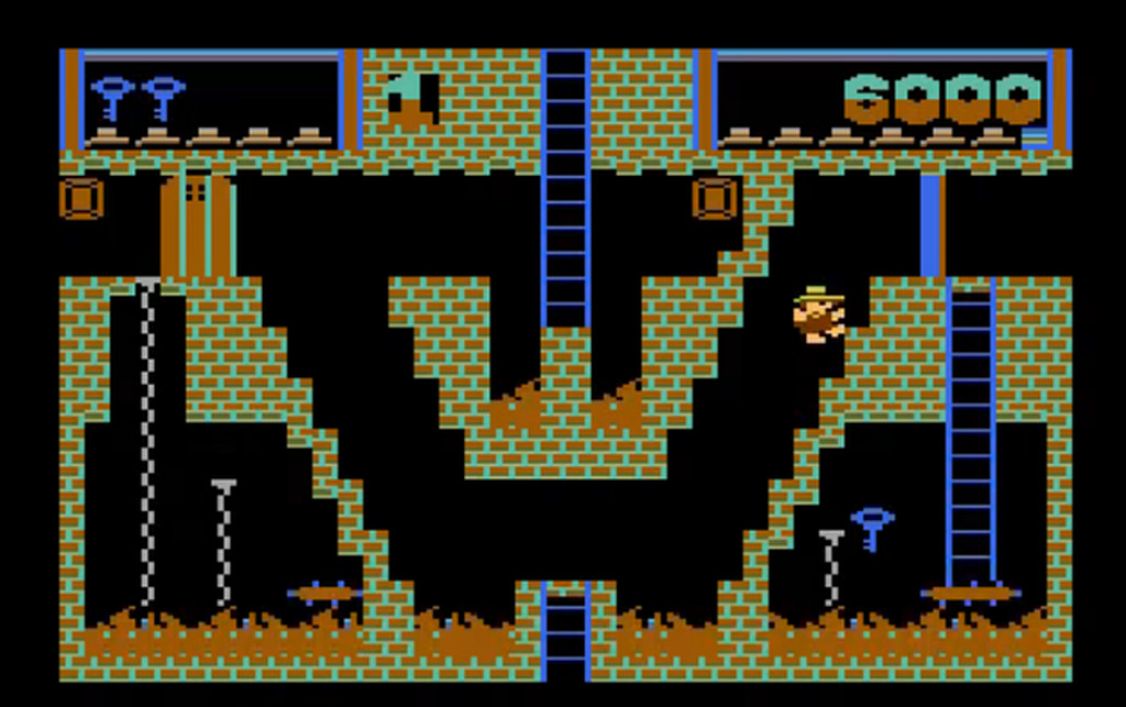 Indie Retro News Montezuma Again! 1980's Atari 8bit Platforming