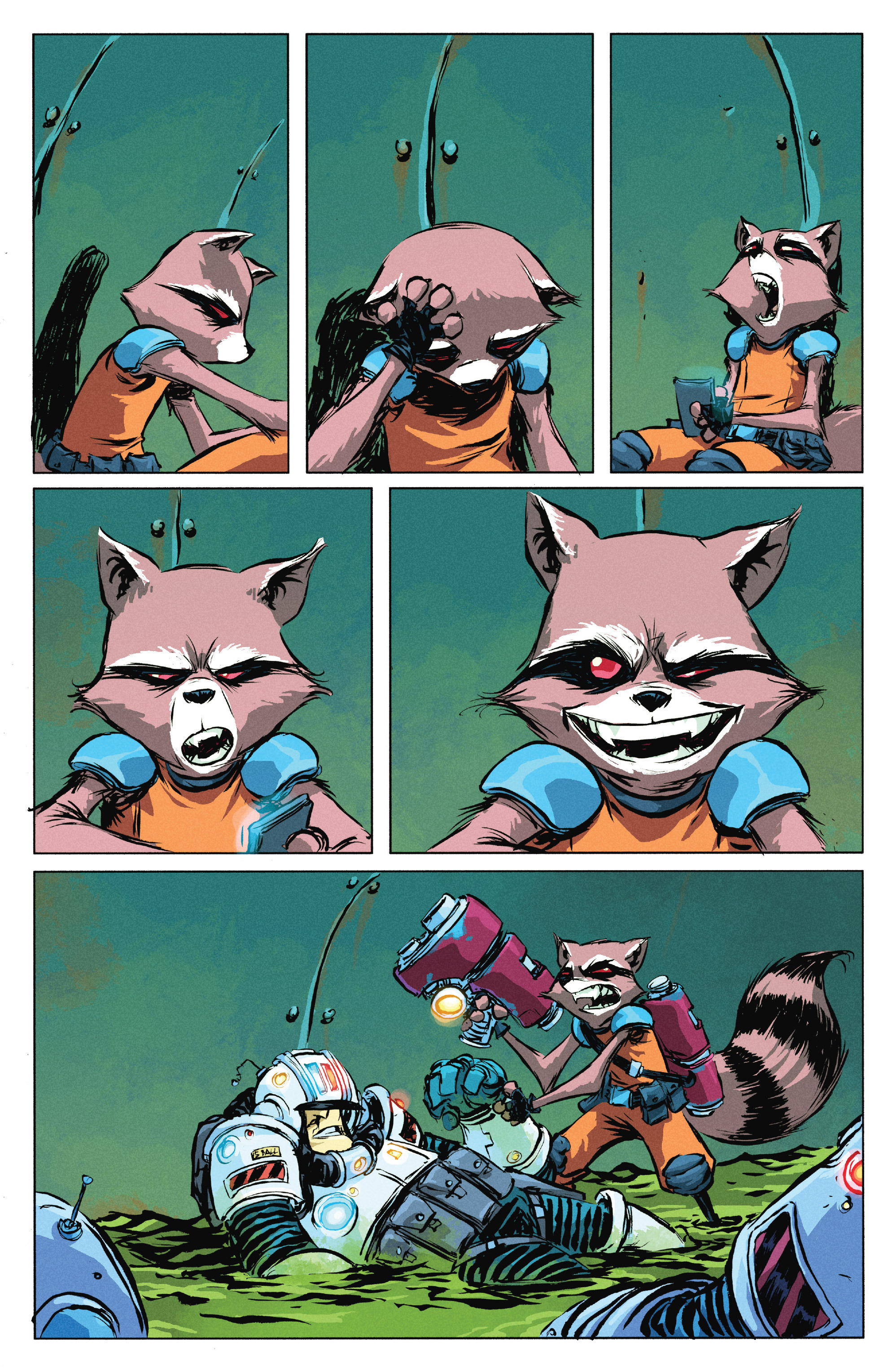 Read online Rocket Raccoon (2014) comic -  Issue # _TPB 1 - 70