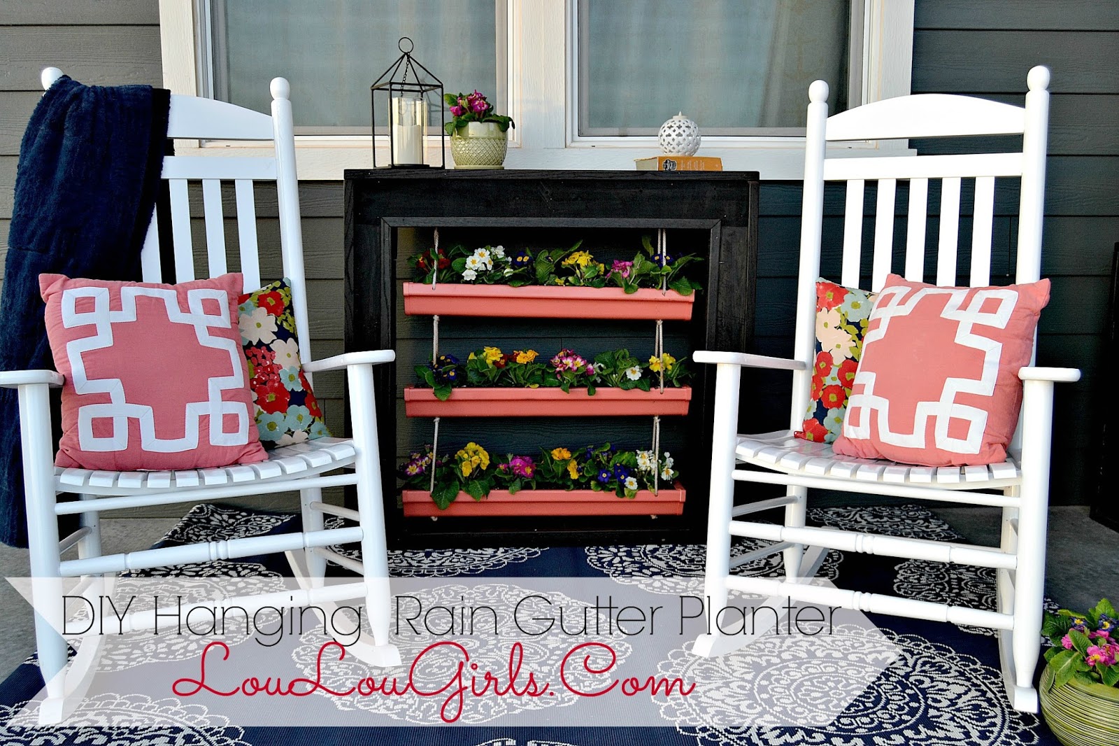 Hanging Gutter Planter Lou Lou Girls