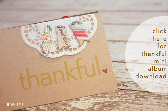 #minialbum #download #gratitudejournal #thankful #scrapbooking #journal #thankfulthursday