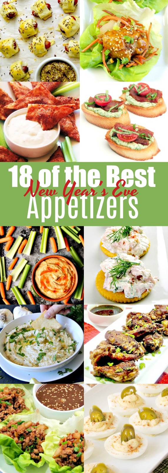 18 of the best appetizers for New Year's Eve! From www.bobbiskozykitchen