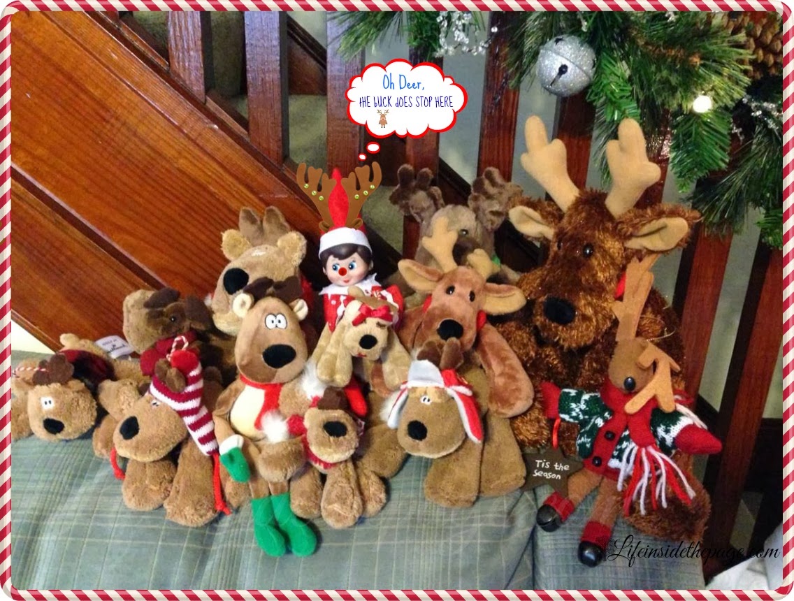 Life Inside the Page Elf on the Shelf Reindeer