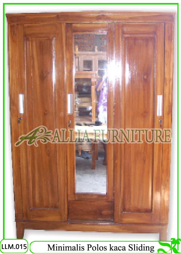 Lemari Minimalis Klender Sliding Model Kaca Allia Furniture Lemari Minimalis Klender Sliding Model Kaca Allia Furniture