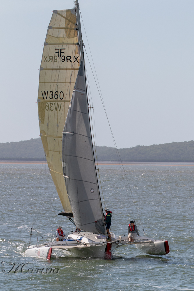 Sailing at the Port Curtis Sailing Club, Gladstone, Queensland Last
