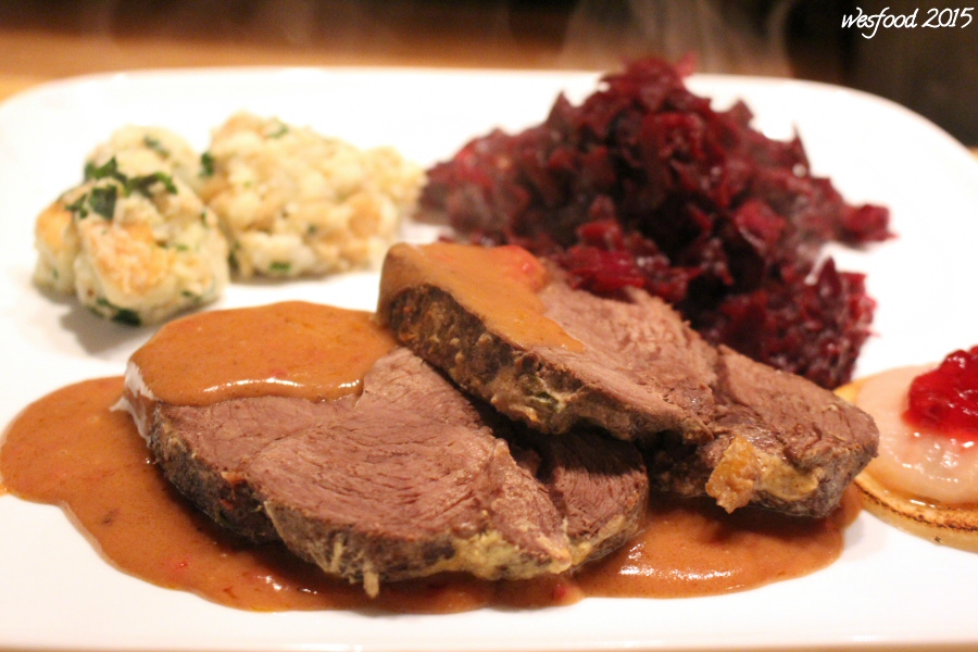 WesFood - Herr Westerhausen kocht ...: Hirschkeule mit Himbeersauce
