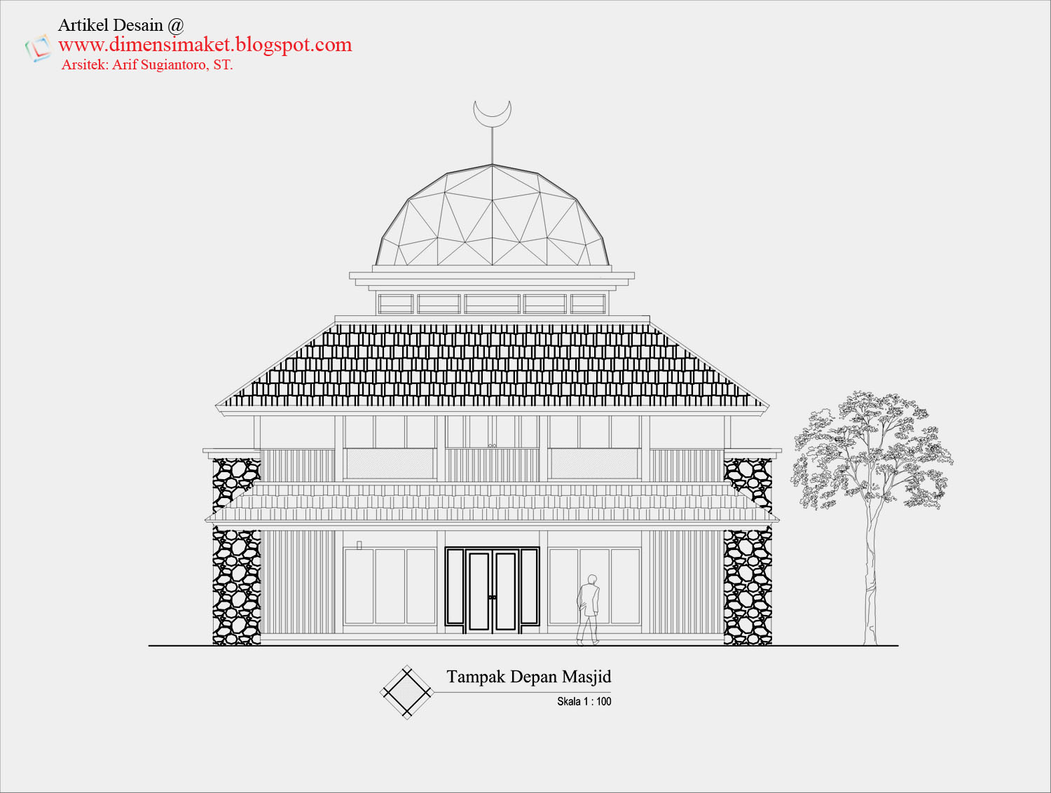 Desain Masjid Musholla 009 Perencanaan Masjid Lingkungan